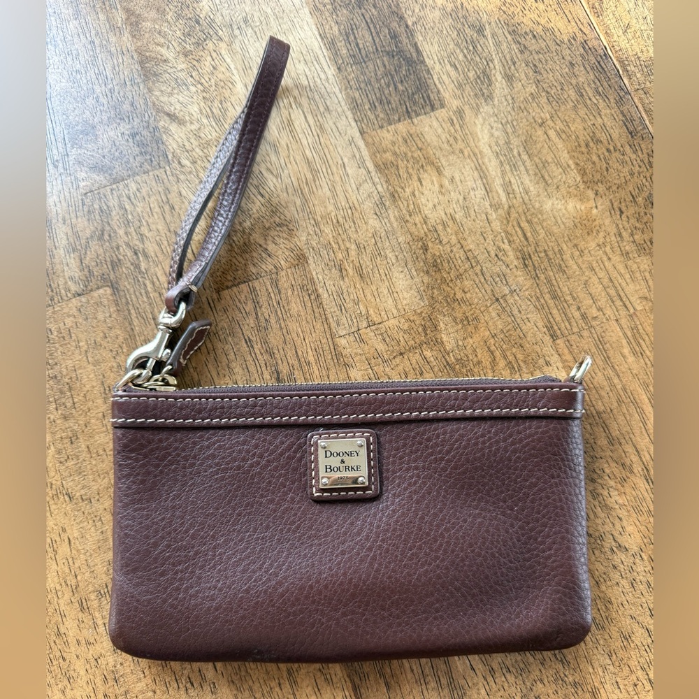 Dooney & Bourke Chocolate Brown Wristlet